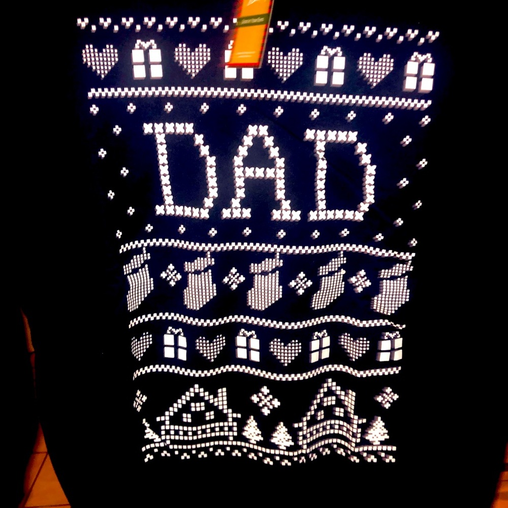 Dad Christmas crew neck sweater - Picture 1 of 2